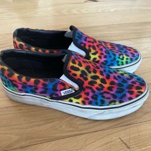 Vans slip on shoes womens 7